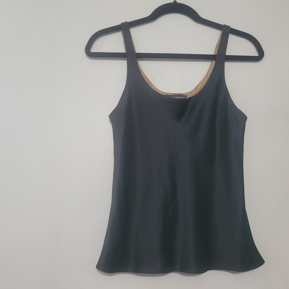 Josie Natori 100% Real Silk Reversible tank top - Picture 2 of 5